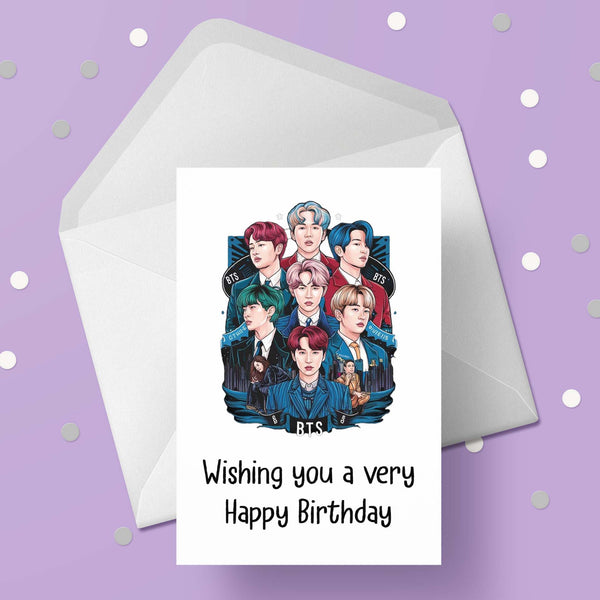 BTS Birthday Card 05