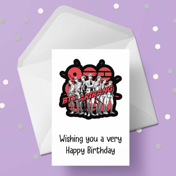 BTS Birthday Card 07