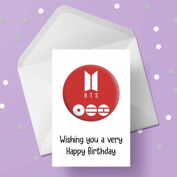 BTS Birthday Card 08