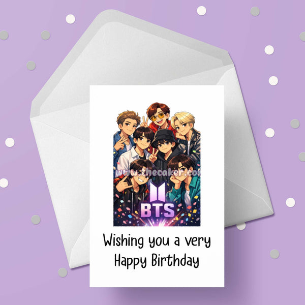 BTS Birthday Card 10