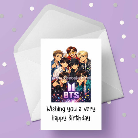 BTS Birthday Card 10