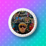Bad Bunny 01 Edible Icing Cake Topper or Ribbon