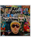 Bad Bunny 01 Edible Icing Cake Topper or Ribbon