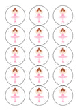 Ballet / Ballerina Edible Icing Cake or Ribbon