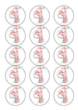 Ballet Pumps / Ballerina Edible Icing Cake Topper or Ribbon