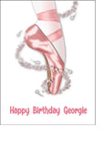 Ballet Pumps / Ballerina Edible Icing Cake Topper or Ribbon