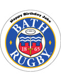 Any Rugby Badge Edible Icing Cake Topper