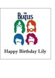The Beatles 01 Edible Icing Cake Topper or Ribbon