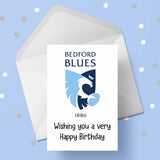 Any Rugby Badge Birthday Card