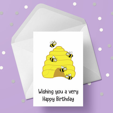 Bee / Bees Birthday Card