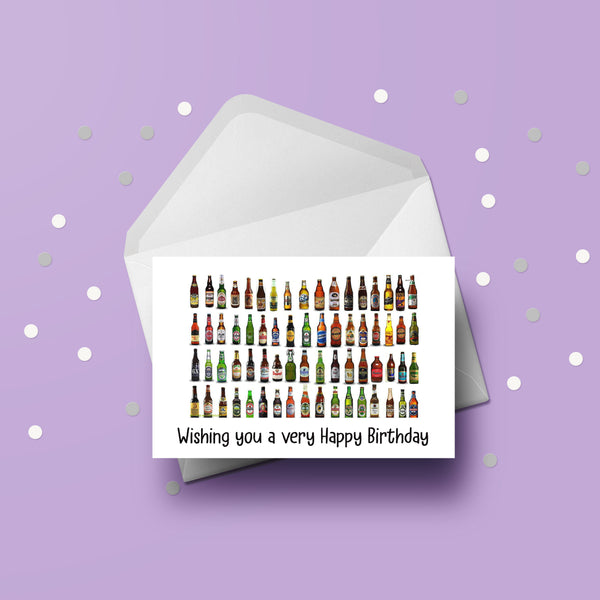 Beer 01 Birthday Card