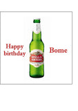 Beer 04 Edible Icing Cake Topper or Ribbon - Stella Artois