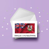 Bermuda Flag Card