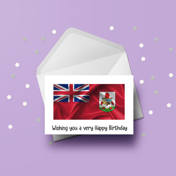 Bermuda Flag Card