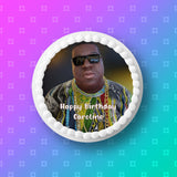 The Notorious B.I.G. 01 Edible Icing Cake Topper or Ribbon