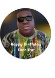 The Notorious B.I.G. 01 Edible Icing Cake Topper or Ribbon