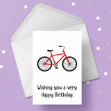 Bike / Bicycle 06 Birthday Card