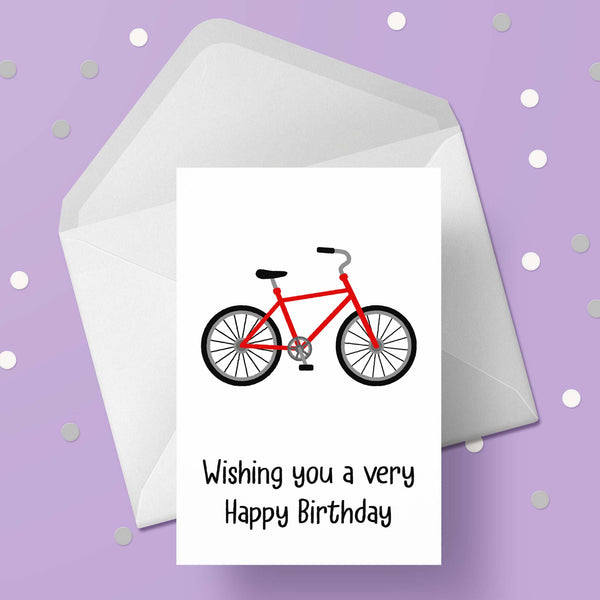 Bike / Bicycle 06 Birthday Card
