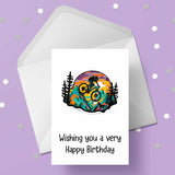 Bike / Bicycle 07 Birthday Card - Mountain Bike Card