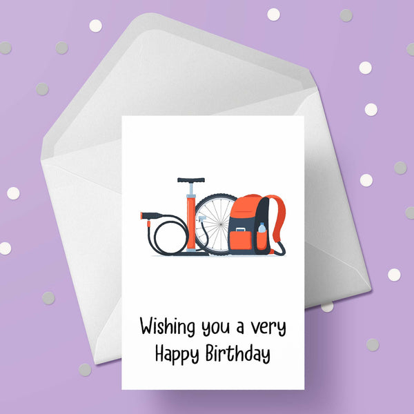 Bike / Bicycle 08 Birthday Card