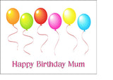 Happy Birthday Edible Icing Cake Topper or Ribbon 01