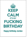 Rude Adult Edible Icing Cake Topper or Ribbon