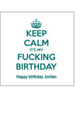 Rude Adult Edible Icing Cake Topper or Ribbon