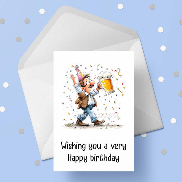 Male Birthday Card for Men 01