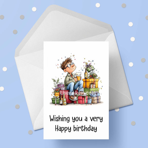 Male Birthday Card for Men 02