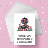 Birthday Card for Black Daughter 03