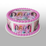 Black Pink 02 Edible Icing Cake Topper or Ribbon