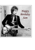Bob Dylan Edible Icing Cake Topper or Ribbon