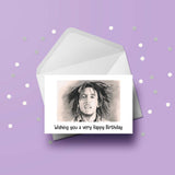 Bob Marley 01 Birthday Card