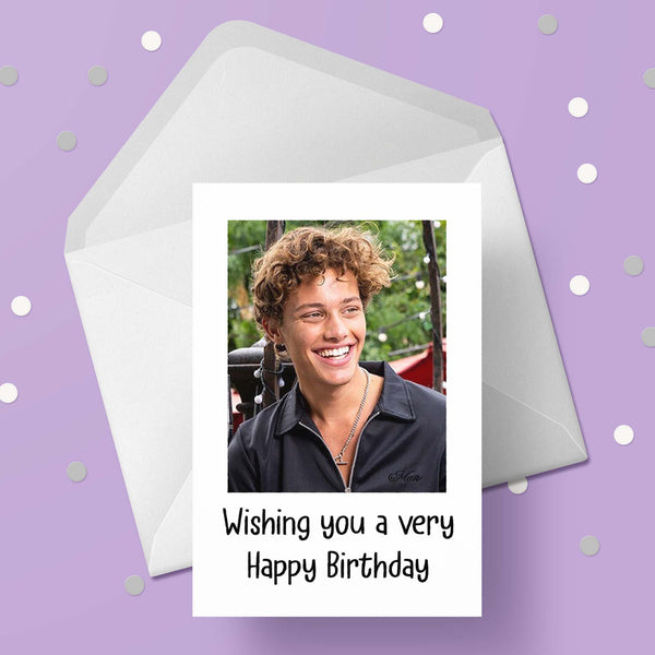 Bobby Brazier Birthday Card