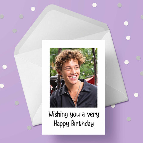 Bobby Brazier Birthday Card