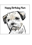Border Terrier 02 Edible Icing Cake Topper or Ribbon