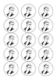 David Bowie 01 Edible Icing Cake Topper or Ribbon