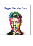 David Bowie 03 Edible Icing Cake Topper or Ribbon