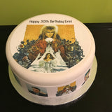 Labyrinth Edible Icing Cake Topper 01