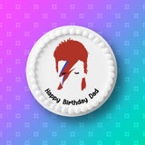 David Bowie 06 Edible Icing Cake Topper or Ribbon