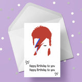 David Bowie 06 Edible Icing Cake Topper or Ribbon