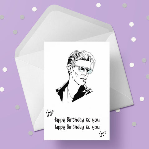 David Bowie 01 Birthday Card