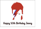David Bowie 02 Edible Icing Cake Topper or Ribbon