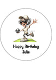 Lawn Bowls Female Bowler 01 Edible Icing Cake Topper or Ribbon
