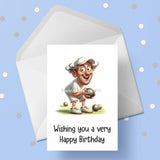 Lawn Bowls Male Bowler 02 Edible Icing Cake Topper or Ribbon