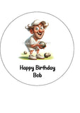Lawn Bowls Male Bowler 02 Edible Icing Cake Topper or Ribbon