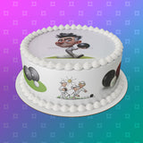 Lawn Bowls Male Bowler 03 Edible Icing Cake Topper or Ribbon