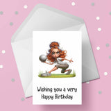 Lawn Bowls Female Bowler 03 Edible Icing Cake Topper or Ribbon
