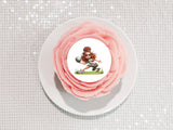 Lawn Bowls Female Bowler 03 Edible Icing Cake Topper or Ribbon