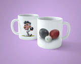 Lawn Bowls Male Bowler 03 Edible Icing Cake Topper or Ribbon